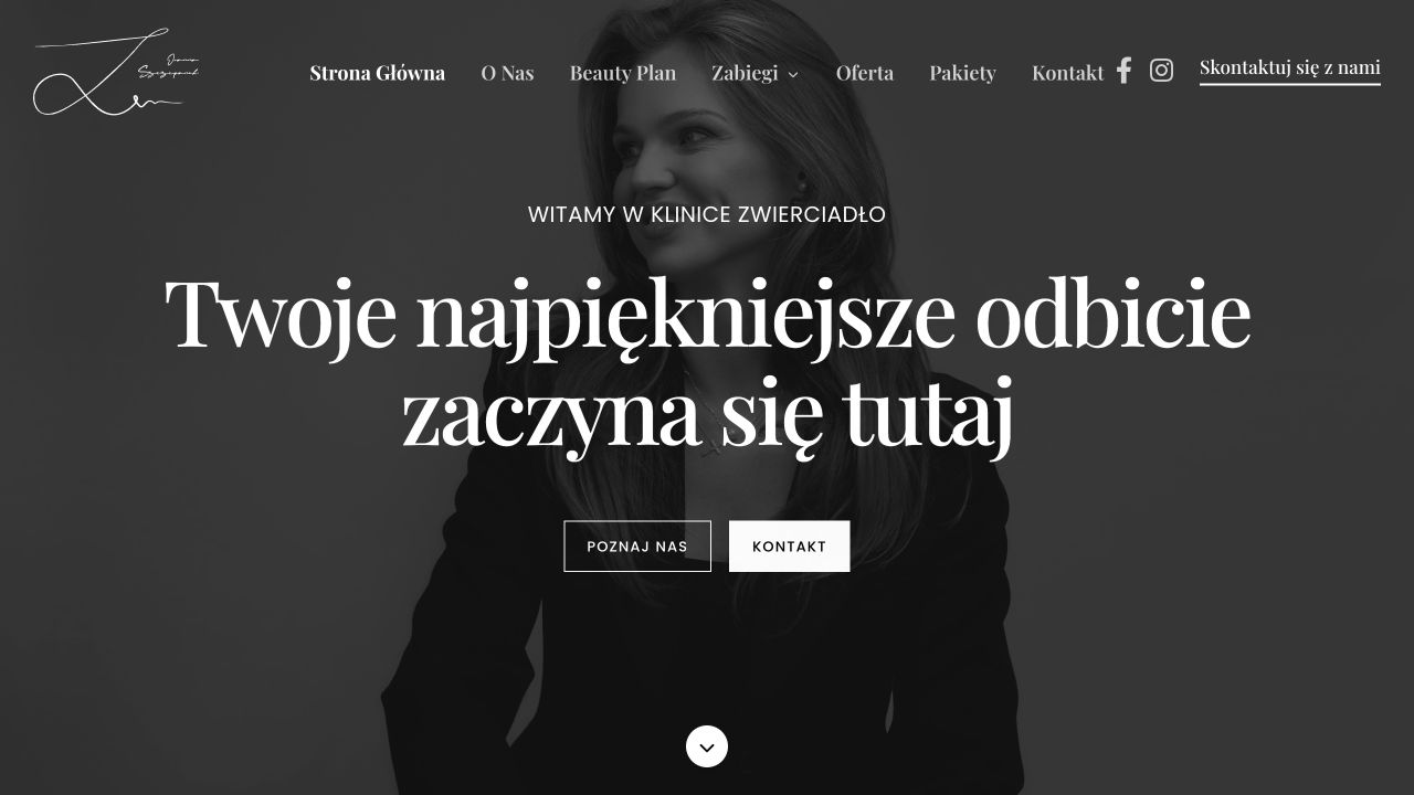 Strona główna realizacji Klinika Zwierciadło